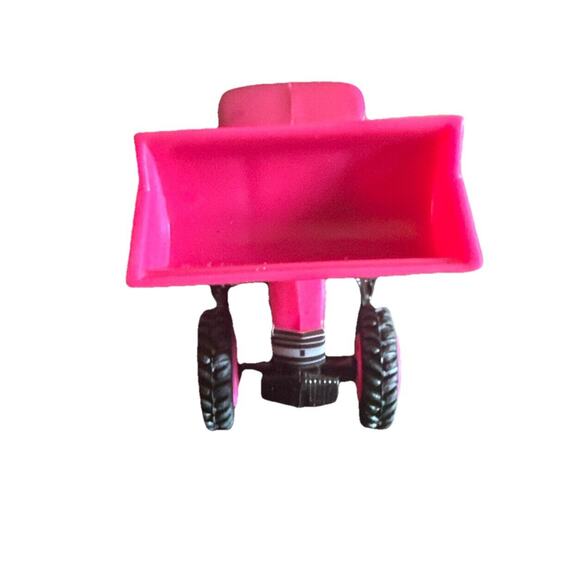 1/64 ERTL Collect N Play Case IH Pink Tractor with Loader, ZFN46705 - Picture 4 of 9